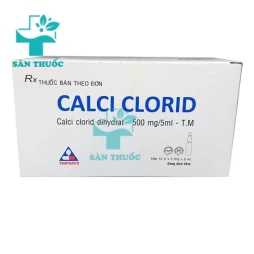Calci clorid 500mg/5ml Vinphaco - Bổ sung calci cho cơ thể