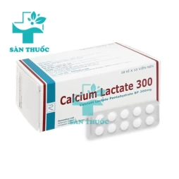 Calcium Lactate 300 - Bổ sung canxi bảo vệ xương khớp hiệu quả