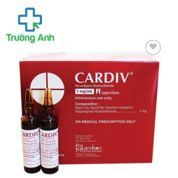 Cardiv 1mg/ml Bernofarm (tiêm) - Thuốc trị đau thắt ngực hiệu quả
