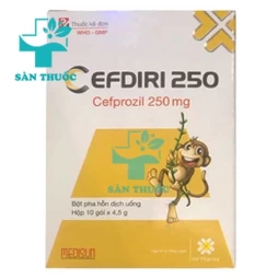 Cefdiri 250 - Thuốc điều trị nhiễm trùng hiệu quả của Medisun