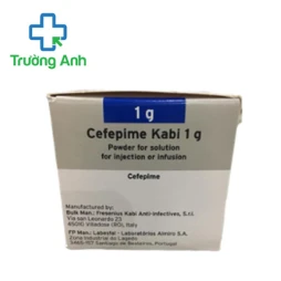 Cefepime Kabi 1g - Thuốc điều trị nhiễm khuẩn của Bồ Đào Nha