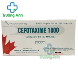 Tenamyd-Cefotaxime 1000 - Thuốc kháng sinh trị nhiễm khuẩn