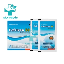 Cefriven 50 Pharbaco - Thuốc điều trị nhiễm khuẩn cho trẻ em