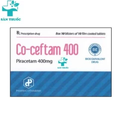 Co-ceftam 400 - Piracetam 400mg Pharbaco Thái Bình