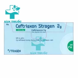 Ceftriaxon Stragen 2g - Thuốc điều trị nhiễm khuẩn của Ý