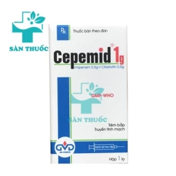 Cepemid 1g MD Pharco - Thuốc điều trị nhiễm khuẩn nhanh chóng