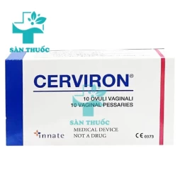 Cerviron - Viên đặt âm đạo ngừa viêm nhiễm, khí hư của Italia