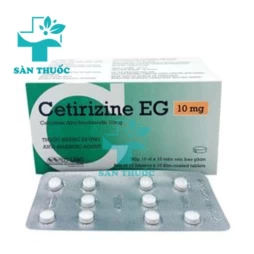 Cetirizine EG 10mg Tab Pymepharco -Thuốc điều trị viêm mũi dị ứng