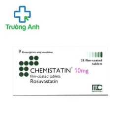 Chemistatin 10mg Medochemie - Điều trị tăng cholesterol máu