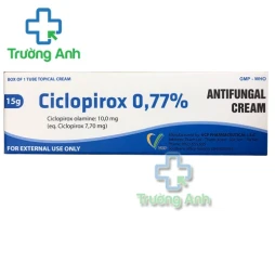 Ciclopirox 0,77% VCP 15g - Kem bôi điều trị nấm da