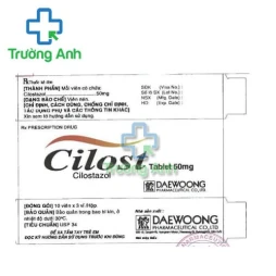Cilost Daewoong - Thuốc điều trị thiếu máu cục bộ của Hàn Quốc