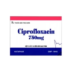 Ciprofloxacin 750mg Hataphar - Thuốc trị nhiễm khuẩn