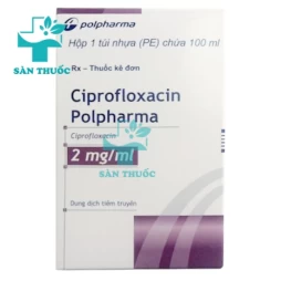 Ciprofloxacin Polpharma 2mg/ml - Thuốc trị nhiễm khuẩn của Poland