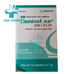 Claminat 250mg/31,25mg Imexpharm