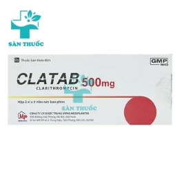 Clatab 500mg - Thuốc điều trị nhiễm khuẩn của Mediplantex