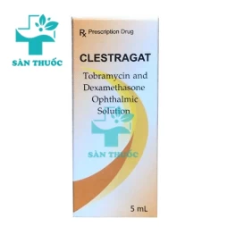 Clestragat 5ml - Thuốc điều trị viêm giác mạc hiệu quả của Ấn Độ (10 hộp)