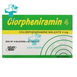 Clorpheniramin 4 Tab.4mg HG Bot - Thuốc chống dị ứng hiệu quả
