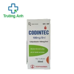 Codintec 100mg/5ml Dopharma (50ml) - Điều trị nhiễm khuẩn từ nhẹ đến trung bình