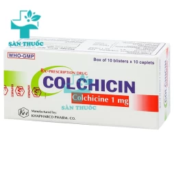 Colchicum Colchicin 1mg Khapharco - Thuốc điều trị bệnh gout cấp