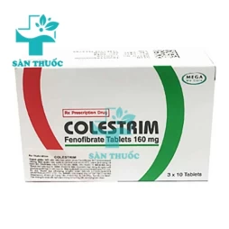 Colestrim 160mg - Thuốc điều trị tăng Cholesterol máu của Ấn Độ