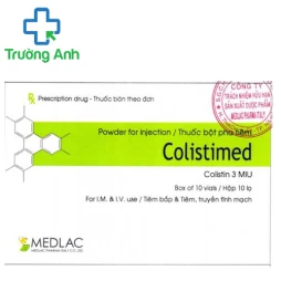 Colistimed 3 MIU - Thuốc điều trị nhiễm khuẩn Gram âm hiệu quả