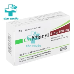 CoMiaryl 2mg/500mg - Thuốc điều trị đái tháo đường typ 2 hiệu quả