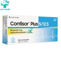 Contisor Plus 5/12.5 - Bisoprolol fumarate 5mg + Hydrochlorothiazide 12,5mg Fremed