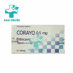 Corayo 0.5mg Medibios - Thuốc điều trị viêm gan B của Ấn Độ