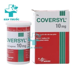 Coversyl 10mg Servier - Thuốc điều trị tăng huyết áp của Pháp
