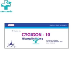 Cygigon - 10 -  Nicergoline 10mg Hataphar
