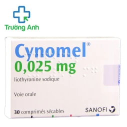 Cynomel 0.025mg Sanofi - Thuốc trị suy giáp của Pháp