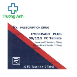 Cyplosart plus 50/12,5 FC tablets Remedica - Trị tăng huyết áp