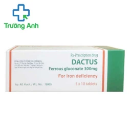 Dactus 300mg Remedica - Thuốc trị thiếu máu do thiếu sắt