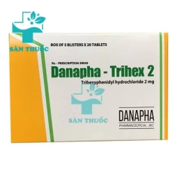 Danapha Trihex 2 - Thuốc điều trị bệnh Parkinson hiệu quả (10 hộp)