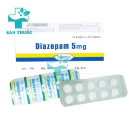Diazepam 5mg Vidipha - Thuốc điều trị rối loạn lo âu hiệu quả