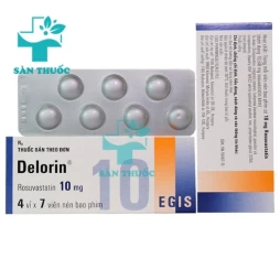Delorin 10mg - Thuốc trị tăng Cholesterol của Hungary