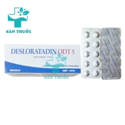 Desloratadin ODT 5 Medisun - Thuốc trị viêm mũi dị ứng, mày đay