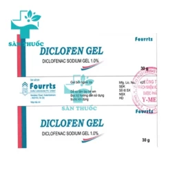 Diclofen Gel Fourrts - Thuốc bôi giảm đau xương khớp hiệu quả