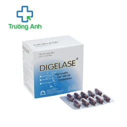 Digelase Vgas Hộp 100 Viên - Giúp tăng cường sức khỏe hệ tiêu hóa