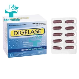Digelase Vgas Hộp 100 Viên - Giúp tăng cường sức khỏe hệ tiêu hóa
