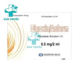Digoxin/Anfarm - Thuốc điều trị bệnh tim dạng tiêm
