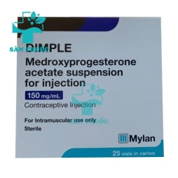 Dimple 150mg/ml Mylan - Thuốc phòng tránh thai của Ấn Độ