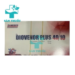 Diovenor Plus 40/10 Nadypphar - Thuốc trị tăng cholesterol