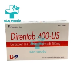 Direntab 400 US - Thuốc trị nhiễm khuẩn đường hô hấp hiệu quả