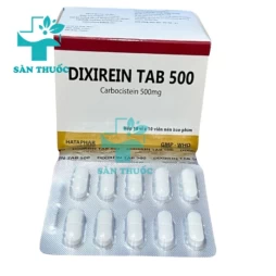 Dixirein Tab 500 Hataphar - Thuốc làm tiêu nhầy đường hô hấp