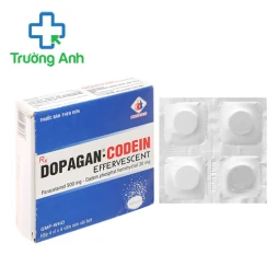 Dopagan- Codein Effervescent Domesco - Thuốc trị cảm cúm
