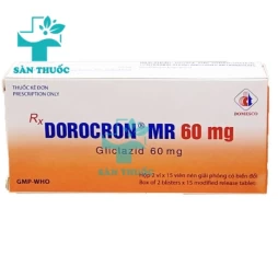 Dorocron MR 60 mg Domesco - Thuốc điều trị đái tháo đường tuyp 2