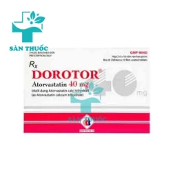 Dorotor 40mg - Thuốc điều trị tăng cholesterol của Domesco