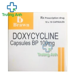 Doxycycline Capsules BP 100mg Brawn - Thuốc điều trị nhiễm khuẩn