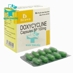Doxycycline Capsules BP 100mg Brawn - Thuốc điều trị nhiễm khuẩn